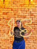 Número em Led Neon (0 ao 9) Buchudinho 50CM - 2mm - Base Removível