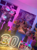 Combo Led numeros do (0 a0 9) Slim 50CM - Base removivel