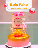Bolo Fake Redondo 22x15