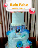 Bolo Fake Jardim 20x12