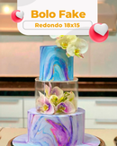 Bolo Fake Redondo 18x15
