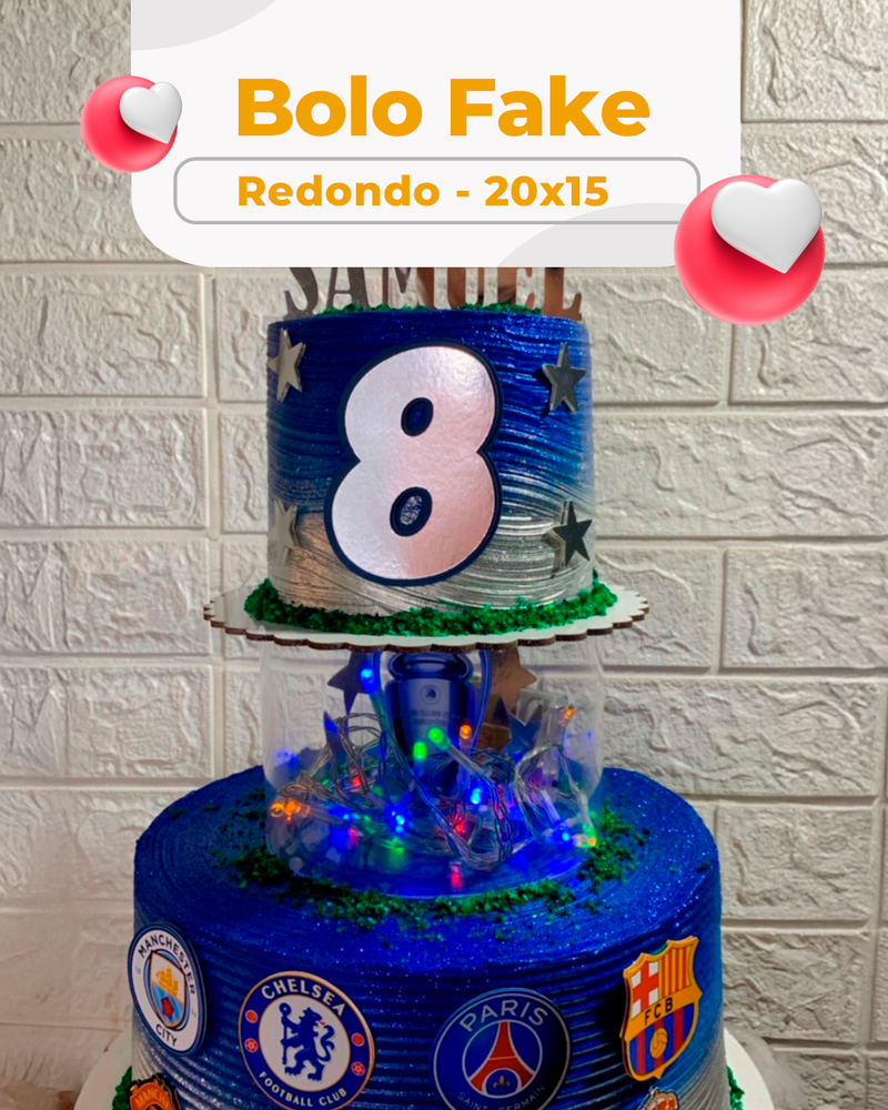 Bolo Fake Redondo 20x15