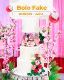 Bolo Fake Redondo 22x12