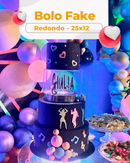 Bolo Fake Redondo 25x12