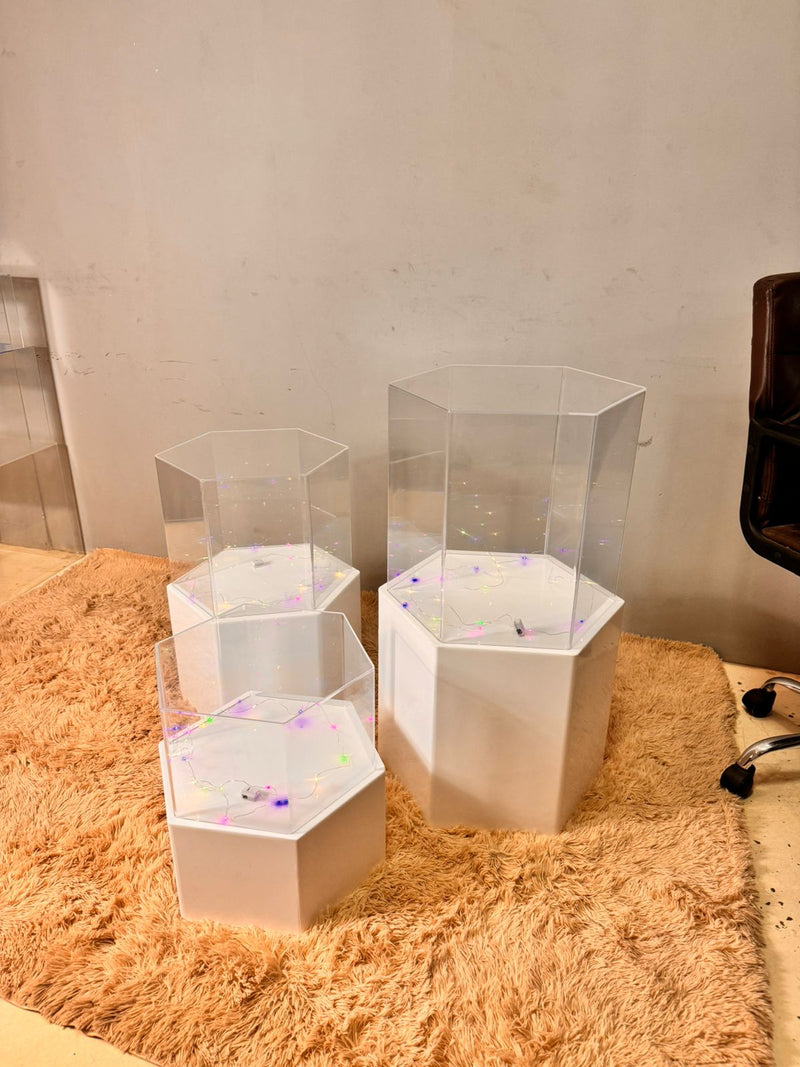 Trios Cubos/Hexagonal  - luli reis (3mm)