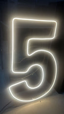 Combo Led numeros do (0 a0 9) Slim 50CM - Base removivel