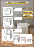 Trios Cubos/Hexagonal  -  luli reis(4mm)