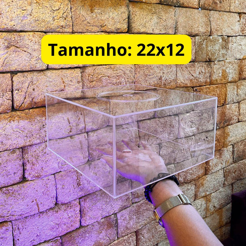 Bolo Fake Quadrado 22x12 - Topo de Bolo Festas