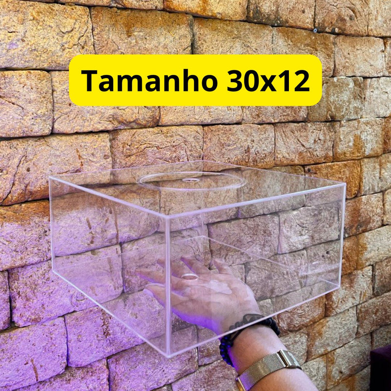 Bolo Fake Quadrado 30x12 - Topo de Bolo Festas