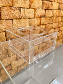 Bolo Fake Quadrado Vazado 18x15 - Topo de Bolo Festas