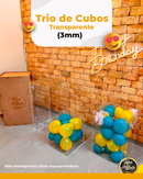 Trio de Cubos/Cilíndros/Hexagonal (3mm)