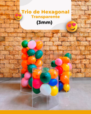 Trio de Cubos/Cilíndros/Hexagonal (3mm)