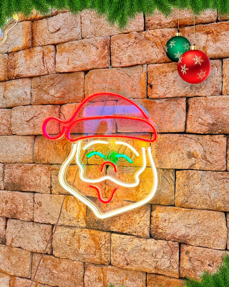 Papai Noel, Letreiro em Led Neon, Led Neon Personalizado, Letreiro Placa Neon